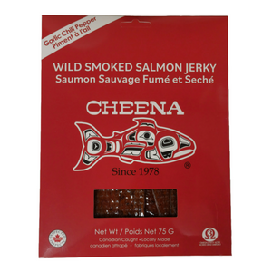 Wild Smoked Salmon Jerky Hot Chili 75g