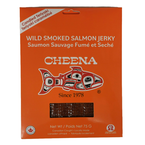 Wild Smoked Salmon Jerky Sweet Teriyaki 75g