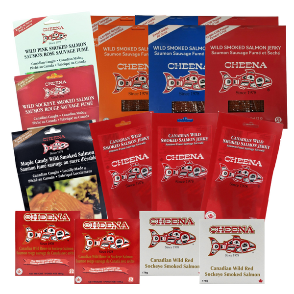 cheena smoked salmon variety set
