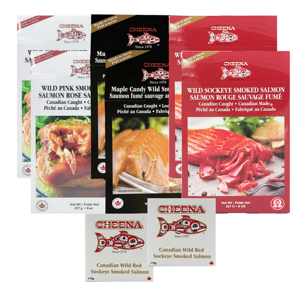 cheena smoked salmon lovers home set