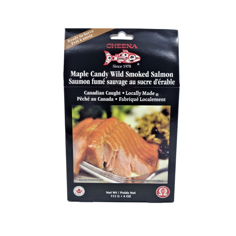 Maple Smoked Salmon Candy Retort 113g | Cheena