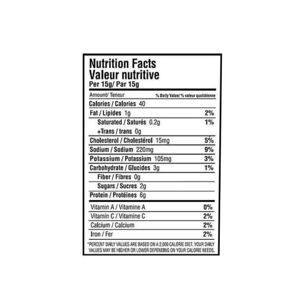 natural wild smoked salmon jerky peppered nutrition facts
