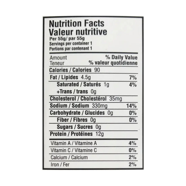 canned wild sockeye smoked salmon nutrition facts