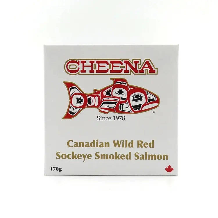 canned wild sockeye smoked salmon